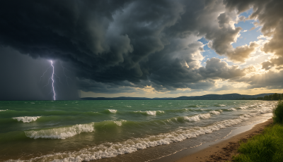 Kedden hidegfront vet v&eacute;get a j&uacute;liusi melegnek, de egy-egy zivatar addig is be&uuml;thet