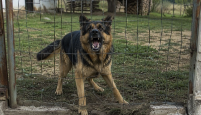 Kit&ouml;rt az udvarb&oacute;l a n&eacute;metjuh&aacute;sz, r&aacute;t&aacute;madt a kiskuty&aacute;j&aacute;t s&eacute;t&aacute;ltat&oacute; nőre
