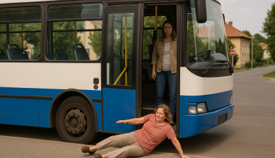 FELH&Iacute;V&Aacute;S - Ha l&aacute;ttad ezt a buszon t&ouml;rt&eacute;nt balesetet, jelentkezz a rendőrs&eacute;gen!